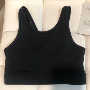 Zella black sports bra size xs 5/6